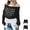 Black, variant on Dalrosia Scarf with Sleeves for Women, 2024 New Knitted Cable Wrap, Scarves with Sleeves Women, Lady Fashion Sleeve Wrap Scarf