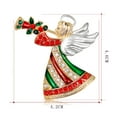 thumbnail image 6 of BESTYO New Christmas Brooch Pins Angel Horn Fashion Winter Creative Jewelry Women Gifts, 6 of 8