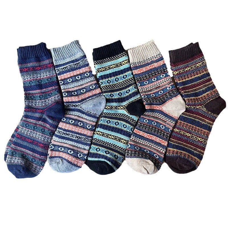 Men's Thermal Socks, Pairs of Thick Winter Warm Socks, Breathable Wool  Socks, Size 37-44