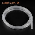 thumbnail image 3 of Clear Silicone Tubing, 5/32"(4mm) ID 9/32"(7mm) OD 1/16" Wall 8ft, Silicone Tube for Air Water Pipe Pump Transfer, 3 of 5