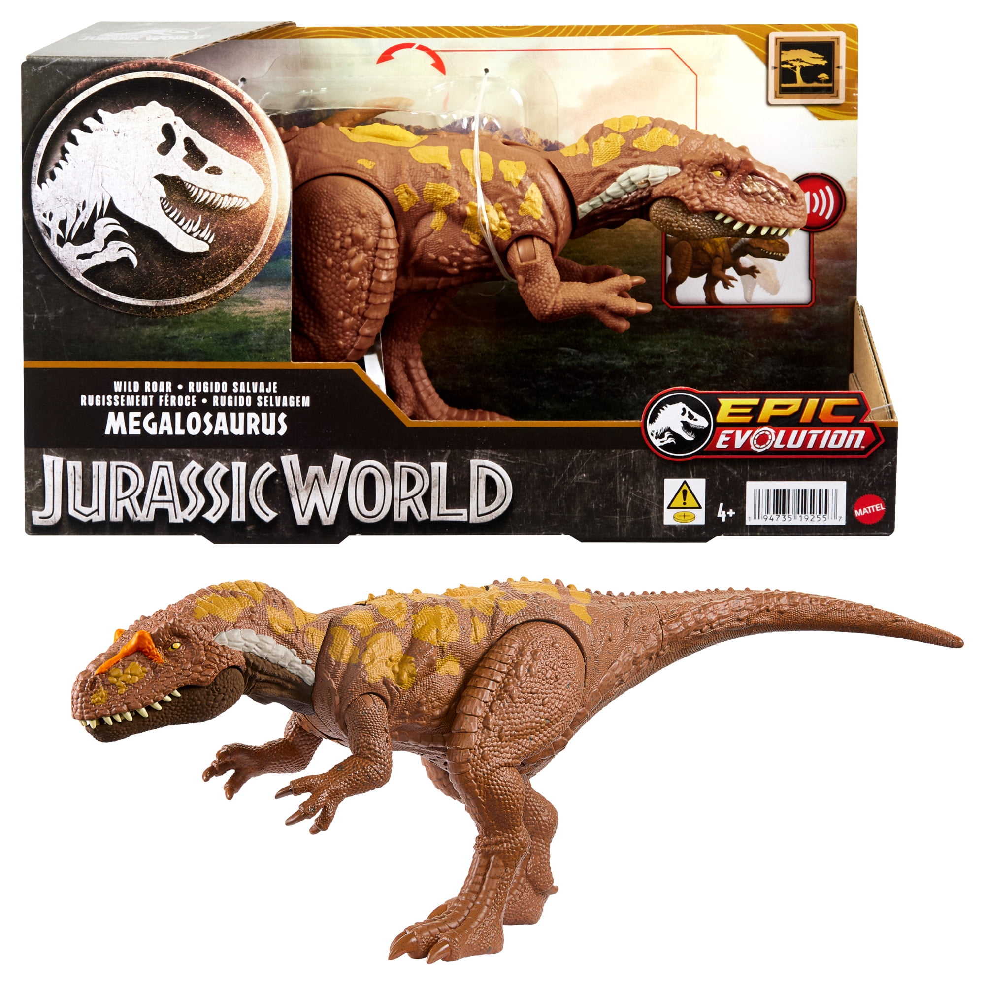 Jurassic World Mega Destroyers Carcharodontosaurus Dinosaur Toy Action  Figure with Attack Feature - Walmart.com, image size:2000x2000