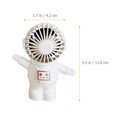 thumbnail image 2 of Cartoon Handheld Electric Fan USB Charging Fan Desktop Astronaut Adornment, 2 of 7