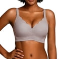 thumbnail image 3 of Jamicy Bras for Women with Support Wireless Seamless Padded Bralettes No Underwire Tshirt Everyday Comfort Underwear Daily Bra, 3 of 3