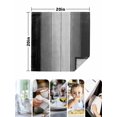 thumbnail image 5 of Cloth Napkins Set of 2 - 20x20 Inches, Black Gray Ombre Washable Reusable Table Napkins, Vintage Country Wooden Soft & Absortbent Dining Napkin for Party Wedding Hotel Restaurant, 5 of 8