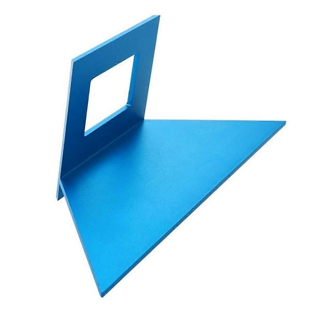 Woodworking Multifunctional Angle Ruler Aluminum Alloy T-Shaped Marking Planner 45-Degree Right-Angle Guide Ruler