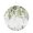 White Green, variant on Round Welcome Sign for Front Door, Brown Eucalyptus Fall Hanging Metal Farmhouse Wall Decor for Porch Entryway, Botanical Weeping Leaves Pastoral Decoration for Holiday Housewarming Gift, 12 in