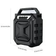 thumbnail image 3 of ¡Oferta del Mes!, Altavoz inalámbrico inteligente Bluetooth 5.0, pequeño, portátil, para exteriores, de alta resistencia, con radio, minialtavoz portátil inalámbrico para el hogar Akmoler, 3 of 9