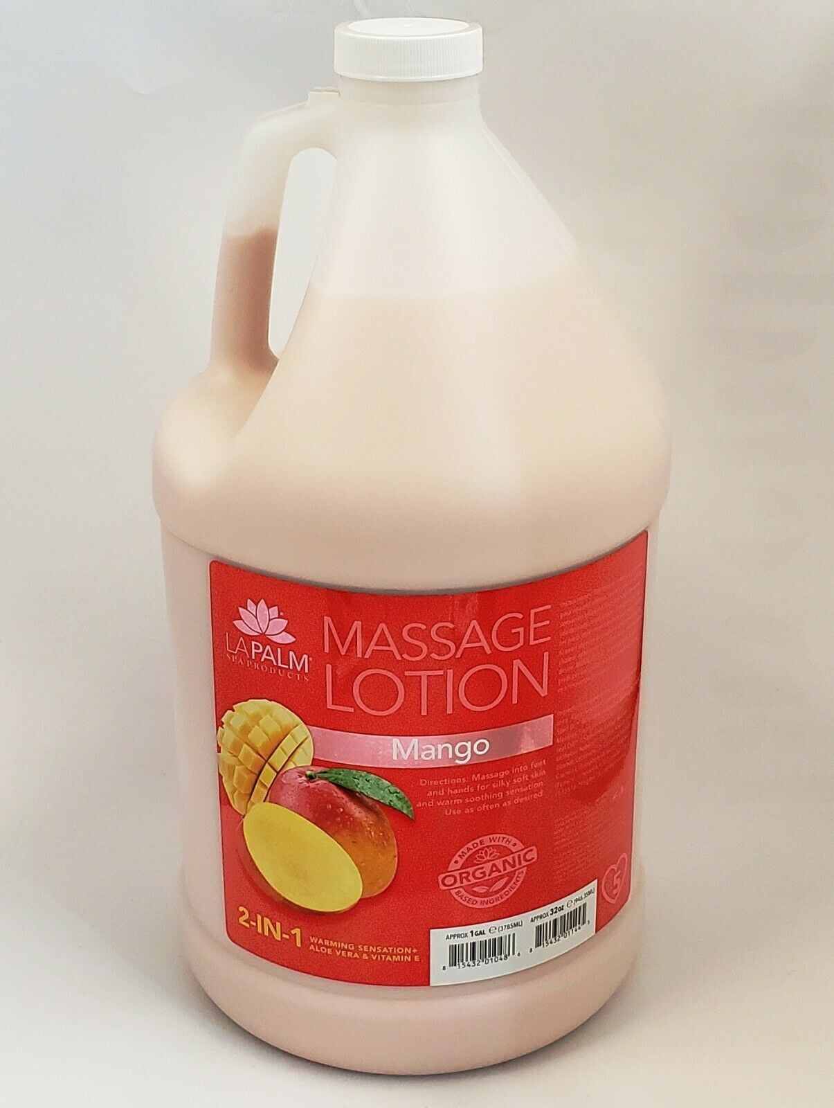 La Palm Products 2 in 1 Massage Lotion MANGO 128oz