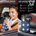 thumbnail image 5 of Modern 30oz Handheld Travel Tumbler with Handle – Double Wall Stainless Steel Insulated Cup, Flip Straw Lid, Leak-Proof & BPA-Free for Hot and Cold Drinks – Durable Coffee & Juice Mug Black, 5 of 7