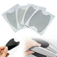 thumbnail image 2 of Silver Carbon Fiber Anti-Scratch Sticker, Fiber Scratch Door Handle and Bow Protector Decal for Personalized Car Body Film Sticker, a Set of Silver 4Pc Carbon Fiber Anti-Scratch Stickers, 2 of 9