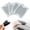 Silver, variant on Denhf 4Pcs Car Door Handle Protector, Carbon Fiber Car Door Handle Stickers, Non-Marking Auto Door Handle Protective Film, Universal Anti-Scratch Car Door Handle Cup Protector for Most Cars, Black