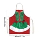 thumbnail image 3 of Delantal navideño para adultos | Delantal de cocina ajustable con bolsillo frontal | Delantal de poliéster de 45 x 56 cm para hornear, asar y pintar, 3 of 5