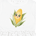 thumbnail image 4 of Inktastic Cute Kawaii Corn on the Cob Girls Toddler Dress, 4 of 5
