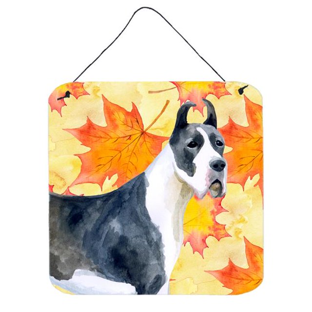 Harlequin Great Dane Fall Wall or Door Hanging Prints
