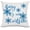 Blue White Linen Winter, variant on Give It to God and Go to Sleep Throw Pillow Cover Christian Religious Saying Home Sofa Couch Bedroom Sleeping Decorative Pillowcase 18x18 Inch White Linen Square Pillows Cushion Cover
