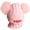 Pink, variant on Kids Knitted Cap Warm Cozy Cute Double Pom Ball Beanie Hat with Infinity Scarf
