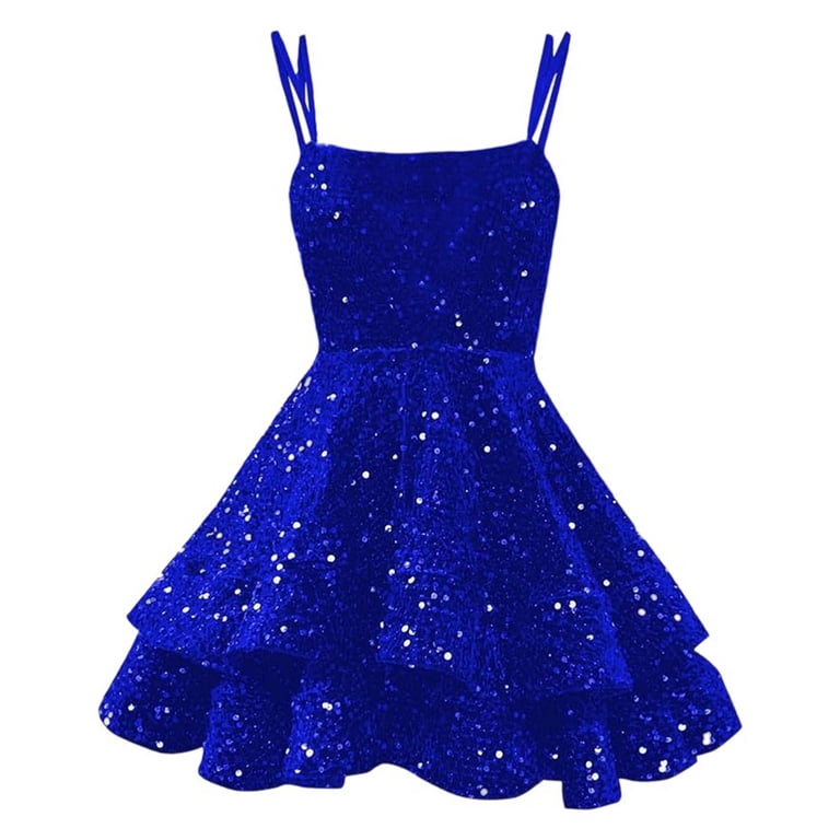 blue homecoming dresses 2025 Women's Sparkly Tulle Short Elegant Corset Formal Prom Cocktail Party Evening Ball Gowns for Teens Aqua : Clothing, Shoes & Jewelry All Sizes KHONTS Spaghetti Straps Sequin Homecoming