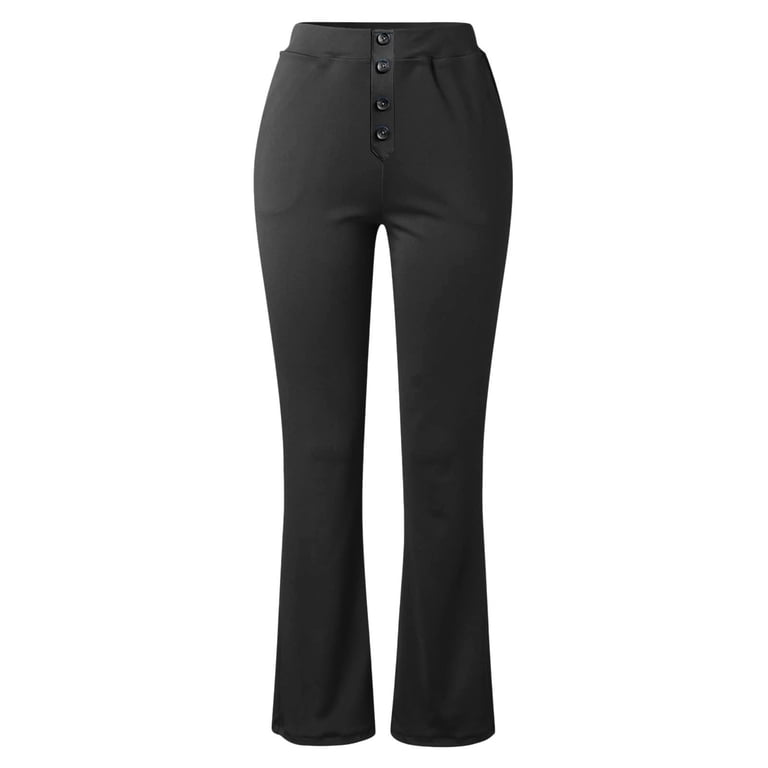 black bootcut dress pants Women's Bootcut Yoga Dress Pants with 4 Pockets