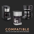 thumbnail image 2 of Tupkee Coffee Filters 4-6 Cups - 200 Count, Junior Basket Style, White Paper, Chlorine Free 5 Cup Coffee Filter, Made in the USA, 2 of 6