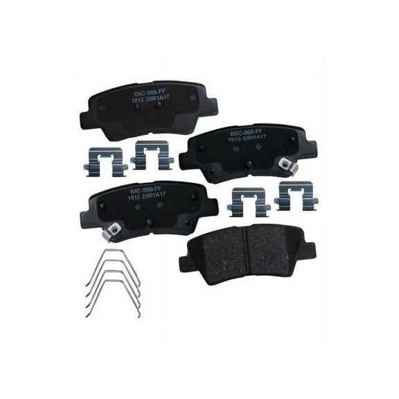 Rear Brake Pad Set - Compatible with 2015 - 2020 Hyundai Elantra GT 2016 2017 2018 2019