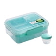 thumbnail image 3 of yotijay Bento Box Meal Prep Container,Multipurpose,Rectangle Portable Snack Box Reusable green1650ml, 3 of 9