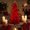 Red, variant on VVQ Mini Tabletop Christmas Tree Decor, Small Bow Tree Ornament Centerpiece Holiday Desktop Decoration, Velvet Cloth Tabletop Christmas Tree for Home Bedroom Fireplace Party Gift