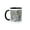 Black/White, variant on 3drose, Flock of Whooper Swans, Hokkaido Island, Japan, 11oz Mug