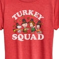 thumbnail image 3 of Peanuts - Turkey Squad - Women's Short Sleeve Graphic T-Shirt, 3 of 6