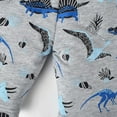 thumbnail image 6 of FLMEI Boys Shorts Summer Cotton Shorts Pants Elastic Casual Active Athletic Sweatpants Shorts Shortie Cute Dinosaur Cartoon Shorts for Kids Toddler 1-9Y, 6 of 7