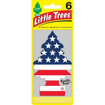 Little Trees Air Fresheners 6-Pack Vanilla Pride