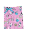 thumbnail image 3 of Hello Kitty Girls Short Sleeve Sleep Notch Collar Top and Pants Pajama Set, 2-Piece, Sizes 4-12, 3 of 3