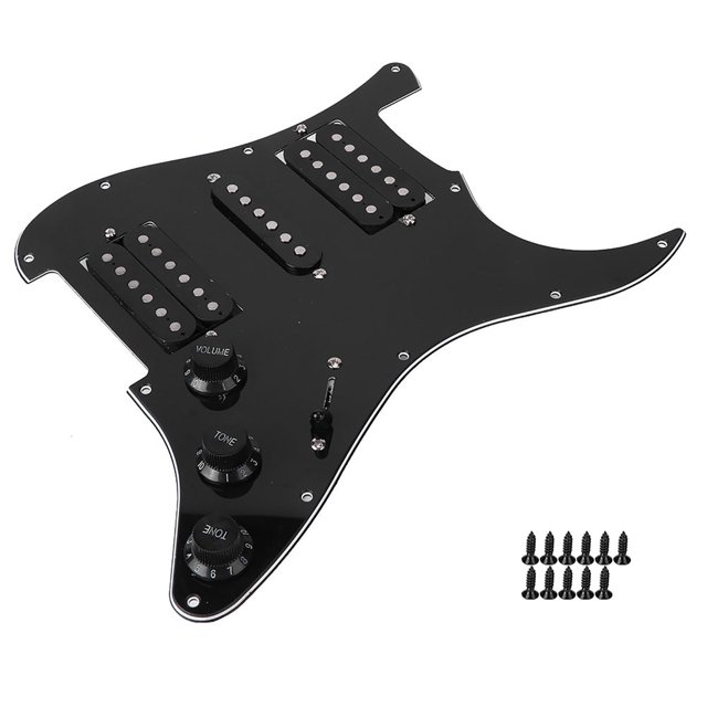 Khall US Standard Specification Loaded Prewired Pickguard, Electric Guitar Board, Performance Use For Beginner Guitar Lovers