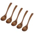 thumbnail image 2 of QIILU Wooden Kitchen Spoon, No Burr Sturdy Durable Wood Spoon For Home, 2 of 8