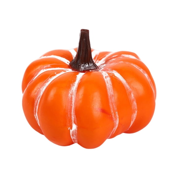 Halloween Pumpkin Fall Harvest Decoration, Colorful Crooked Artificial Mini Pumpkins with Twisted Stems for Window Display Shelf Tabletop Centerpiece Fall Accent Ornament for Thanksgiving