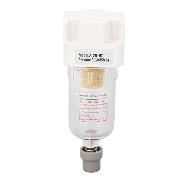 Regulador De Presión De Aire, Rosca G1/4 Pulgadas Filtro De Línea De Aire Regulador De Presión Compresor De Aire Accesorio De Tubería 0,1-0,85 Mpa Función De Drenaje