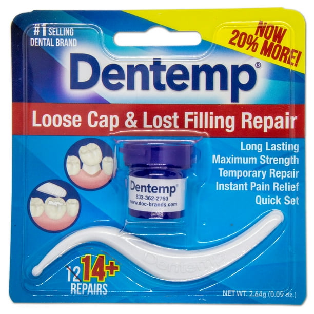 Dentemp Loose Cap & Lost Filling Repair 14+ Repairs