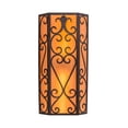 thumbnail image 4 of Meyda 115486 12 in. Mia Wall Sconce, Cajun Spice & Tea Stained Acry, 4 of 5