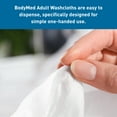 thumbnail image 4 of BodyMed Adult Scent Free Disposable Incontinence Wipes, 96 Wipes/Pack (1-Pack) - Pre-Moistened & Hypoallergenic Washcloths Formulated with Vitamin E & Aloe Vera, 4 of 6