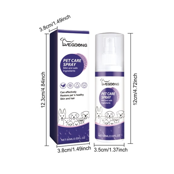 Momihoom Wegbong Pet Care Skin Soothing Spray, Hypochlorous Solution for Allergy, Wound, and Itch Relief