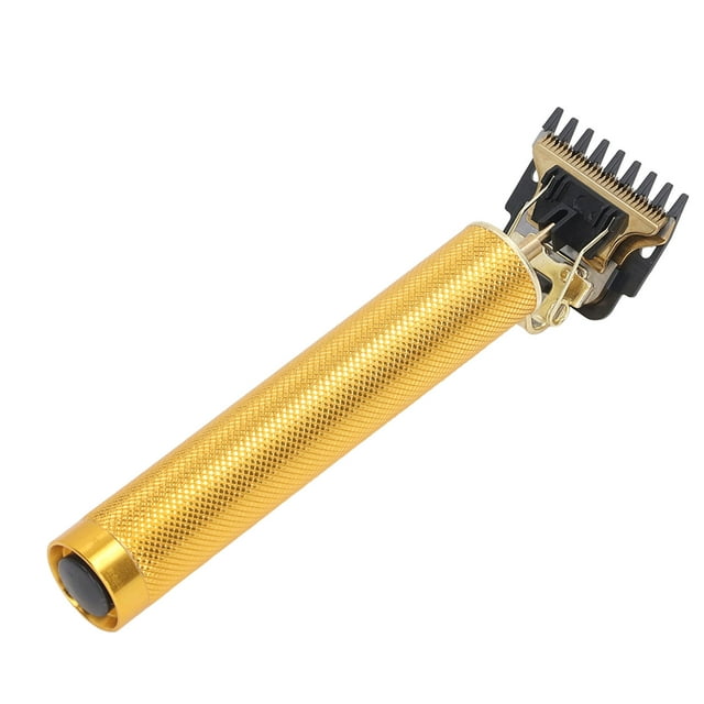 Cortadora De Pelo Eléctrica, Cortadora De Pelo Profesional Portátil, Inalámbrica, aleación De Aluminio, Cuchilla En T, Peluquería Para Salón De Peluquería