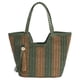 thumbnail image 1 of Bolso Axila Playa Paja Tejido A Rayas para Mujeres Viajes, 1 of 9