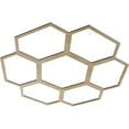 thumbnail image 2 of Ekena Millwork 32"OD x 13 5/8"ID x 1/4"T Florin Wood Fretwork Pierced Ceiling Medallion, Birch, 2 of 3