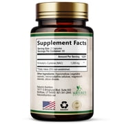 NAC Supplement - 1200mg Per Serving N-Acetyl-L-Cysteine - Free-Form NAC is a Powerful Antioxidant for Daily Immune, Liver & Respiratory Support - Vegan, Gluten Free, Bottled in USA - 60 Capsules