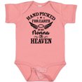 thumbnail image 3 of Inktastic Handpicked for Earth by My Nonna in Heaven with Angel Wings Boys or Girls Baby Bodysuit, 3 of 5