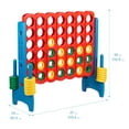 thumbnail image 3 of ECR4Kids Jumbo 4-To-Score Giant Game with 42 Rings and Reset Sliders, Outdoor Games, Assorted, 3 of 10
