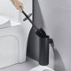 thumbnail image 2 of 304 Stainless Steel Toilet Brush and Holder Set,Black Chrome Toilet Brush with Holder,Toilet Brush with Black Handle, 2 of 4