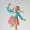 A, variant on 2-7T Girls Tulle Dresses Toddler Long Sleeve Sparkle Tutu Dress Kids Applique Party Dresses Christmas Gifts
