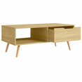thumbnail image 3 of vidaXL Coffee Table Sonoma Oak 39.4"x19.5"x16.9" Engineered Wood, 3 of 5