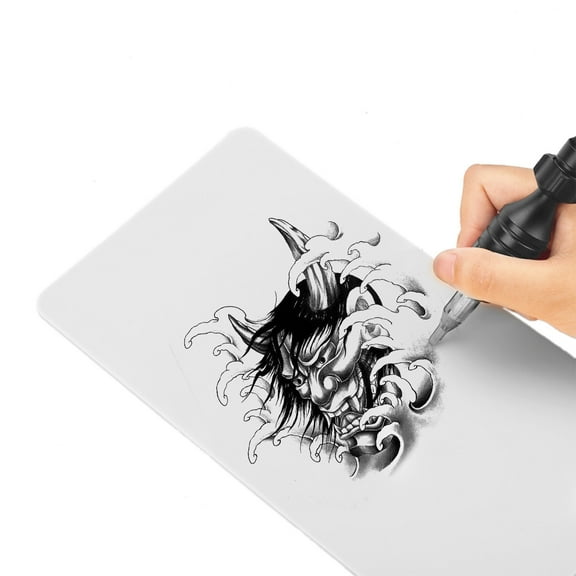 Kokovifyves 2mm Blank Tattoo Skin Practice Double Sided Tattoo and Micro Blade Brow Practice Skin Fake Skin Tattoo Supplies Tattoo Kit for Beginners