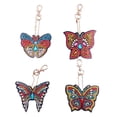 thumbnail image 1 of Cuadros Decorativos 4 piezas DIY completo taladro especial en forma de diamante pintura mujer bolso mariposa llavero DQrwqpou Nuevos Originales, 1 of 8